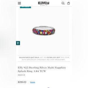 ring for middle finger multi stone